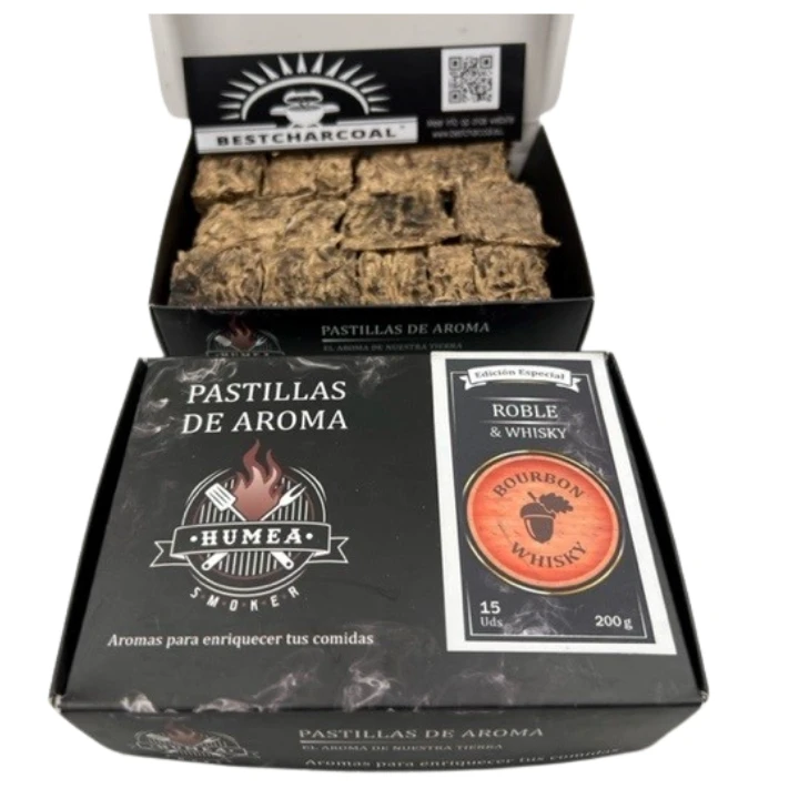 Bestcharcoal Pastillas De Aroma, Roble & Whisky 200 Gram 4 Bestcharcoal Pastillas De Aroma, Roble & Whisky 200 Gram - Afbeelding 2