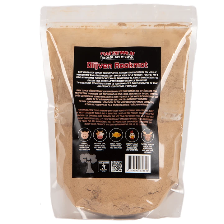 Vuur&Rook Rookmot Olijf 1,5 Kg 4 Vuur&Rook Rookmot Olijf 1,5 Kg - Afbeelding 2