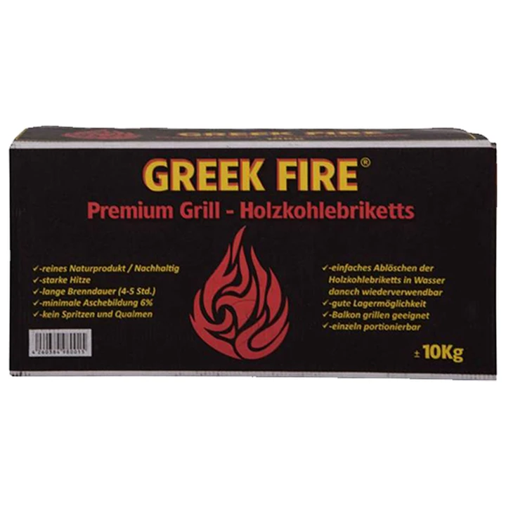 Greek Fire Briketten Tubes 10 Kg 3 Greek Fire Briketten Tubes 10 Kg