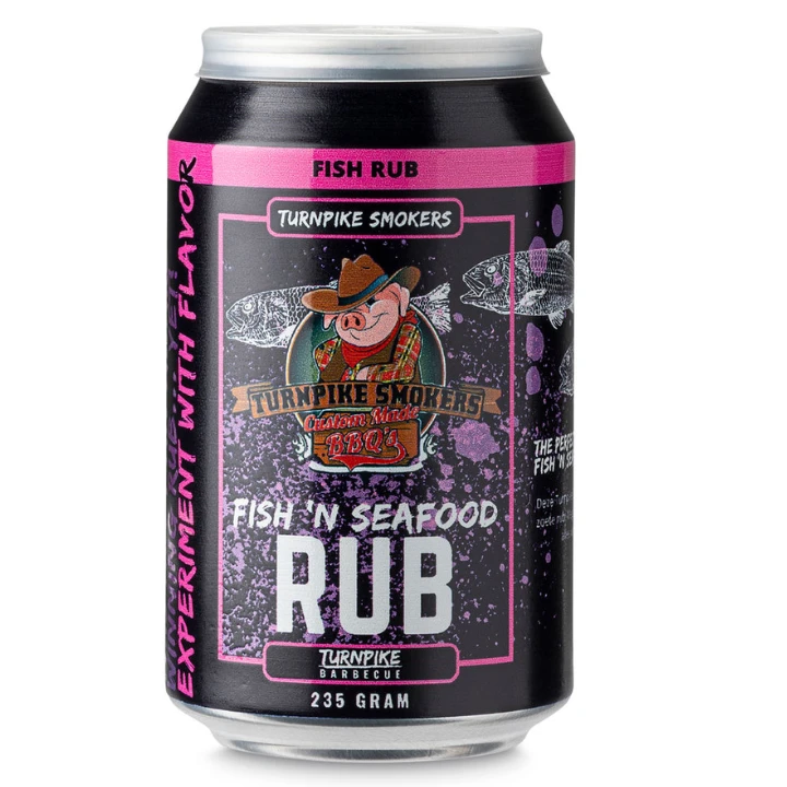 TurnPike Smokers Fish'N Seafoord Rub 235 Gram 3 TurnPike Smokers Fish'N Seafoord Rub 235 Gram