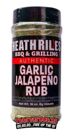 Heath Riles Garlic Jalapeno Rub 12 Oz -Kamado Joe Winkel image 233