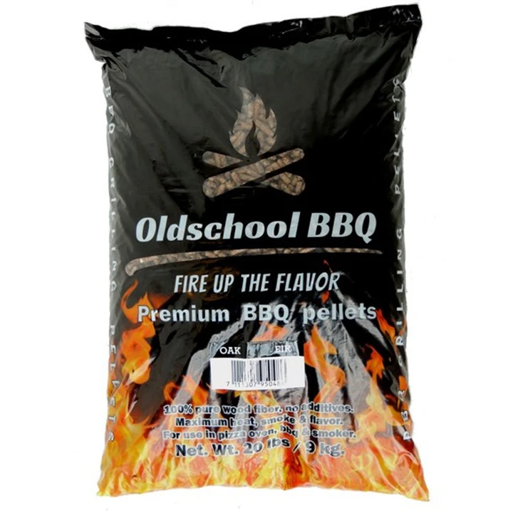 Oldschool BBQ Eiken Pellets 9 Kg 3 Oldschool BBQ Eiken Pellets 9 Kg