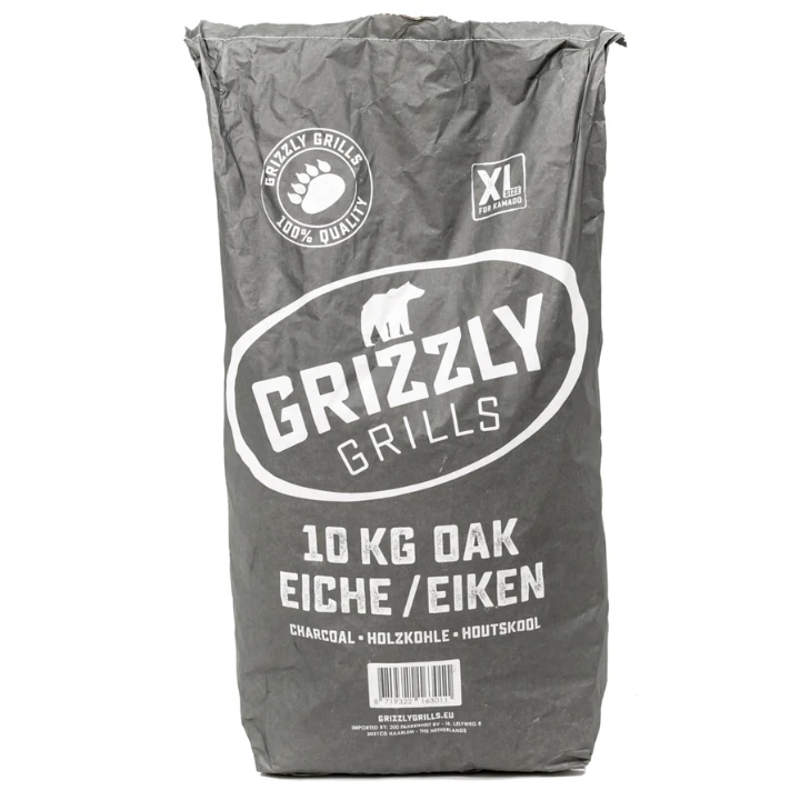 Grizzly Grills Eiken Houtskool 10 Kg 3 Grizzly Grills Eiken Houtskool 10 Kg