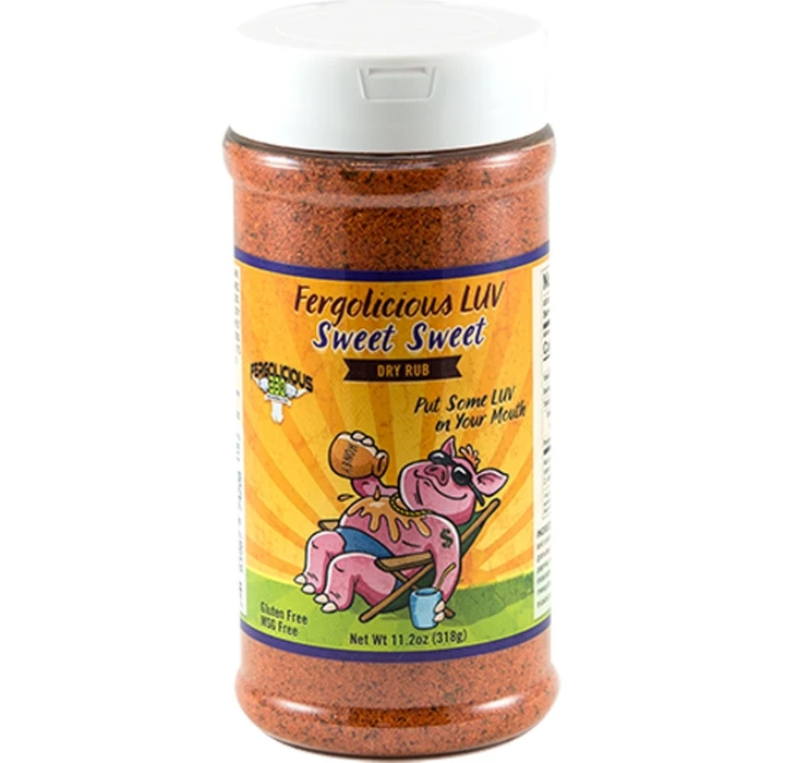 Fergolicious BBQ Sweet Sweet Luv Rub 11.2oz 3 Fergolicious BBQ Sweet Sweet Luv Rub 11.2oz