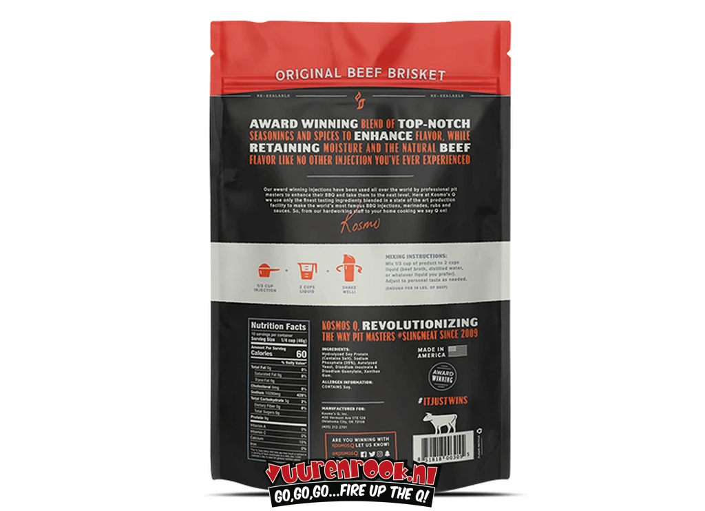 Kosmos Original Beef Brisket Injection 16oz 4 Kosmos Original Beef Brisket Injection 16oz - Afbeelding 2