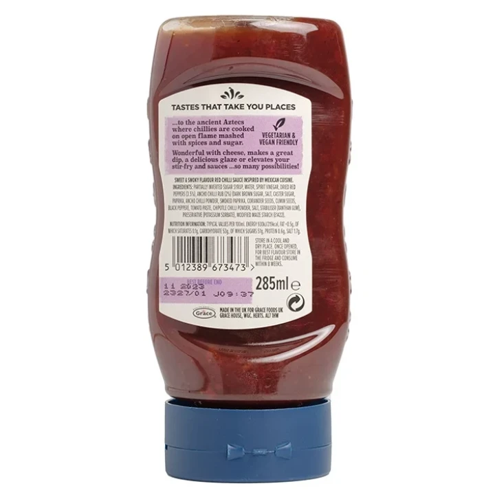 Encona Mexican Smoked Chilli Jam 285 Ml 4 Encona Mexican Smoked Chilli Jam 285 Ml - Afbeelding 2