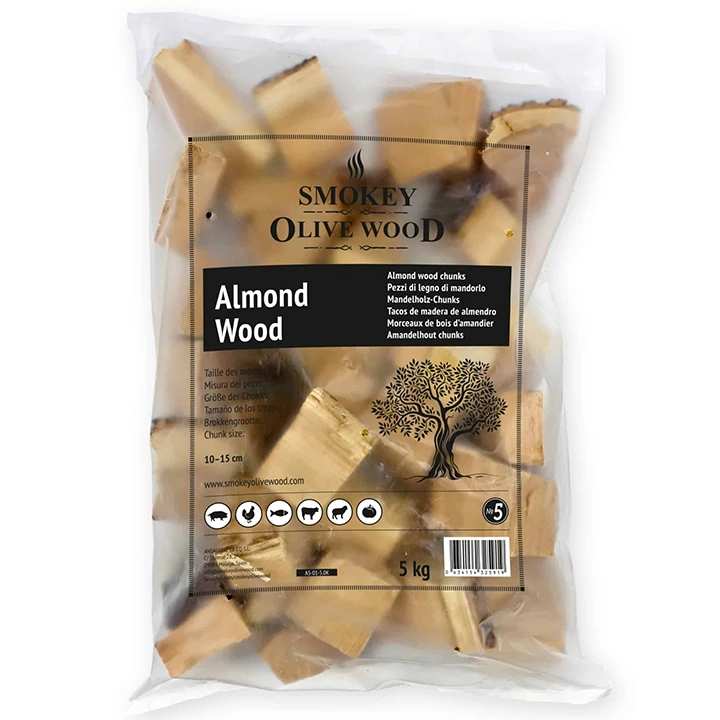 Smokey Olive Wood Amandelhout Chunks 1,5 Kg 3 Smokey Olive Wood Amandelhout Chunks 1,5 Kg