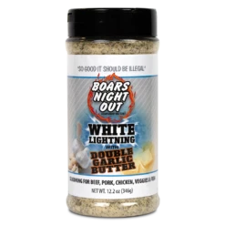 Boars Night Out White Lightning Double Garlic Butter Seasoning 12.2oz