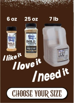 Blues Hog Bold&Beefy BBQ Rub 6oz 17 Blues Hog Bold&Beefy BBQ Rub 6oz -Kamado Joe Winkel image 550