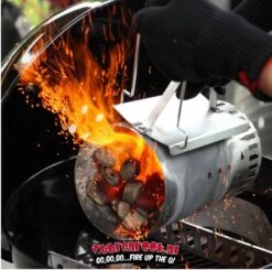 Weber Grote Brikettenstarter + GRATIS Weber Briketten + Aanmaakblokjes -Kamado Joe Winkel image 579