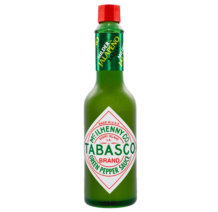 Tabasco Green Pepper Sauce Mild 60 Ml 3 Tabasco Green Pepper Sauce Mild 60 Ml