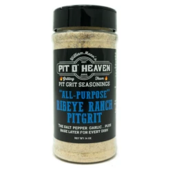 Pit O Heaven All Purpose Ribeye Ranch Pit Grit Rub 14 Oz