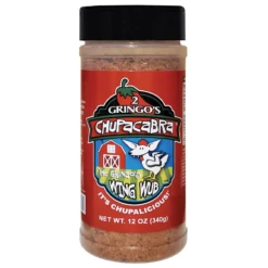 Kamado Joe Winkel 33 2 Gringos Chupacabra Wing Wub Rub 12 Oz