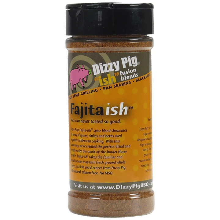 Dizzy Pig BBQ Fajita-Ish Rub 8oz 3 Dizzy Pig BBQ Fajita-Ish Rub 8oz