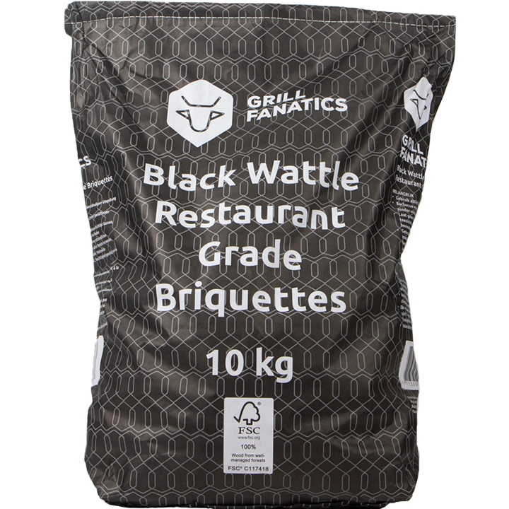 Grill Fanatics Black Wattle Restaurant Grade Briketten Pillow Shape 10 Kg 3 Grill Fanatics Black Wattle Restaurant Grade Briketten Pillow Shape 10 Kg