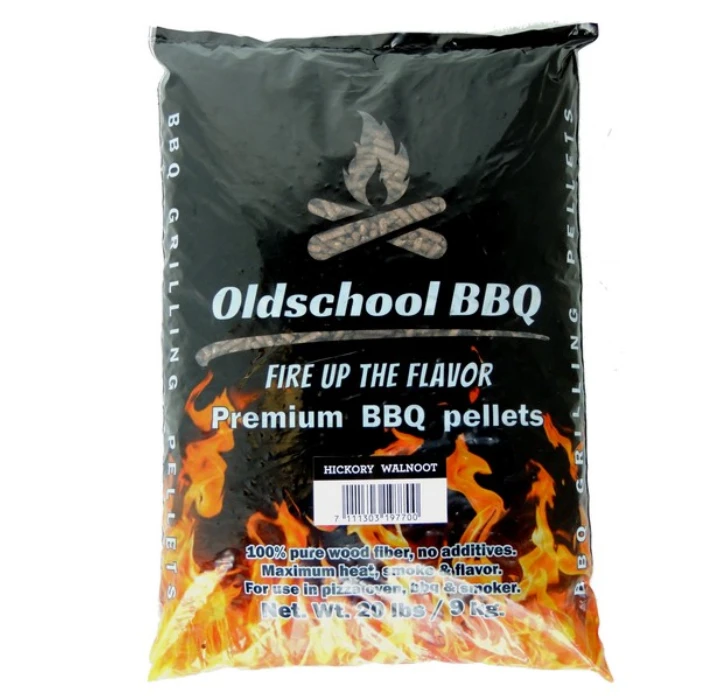 Oldschool BBQ Hickory Walnoot Pellets 9 Kg 2 Oldschool BBQ Hickory Walnoot Pellets 9 Kg