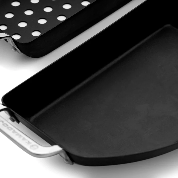 Kamado Joe Karbon Steel Half Moon Pan Set 6 Kamado Joe Karbon Steel Half Moon Pan Set - Afbeelding 4